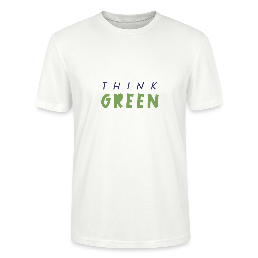 Unisex T-Shirt - think green - Weiß