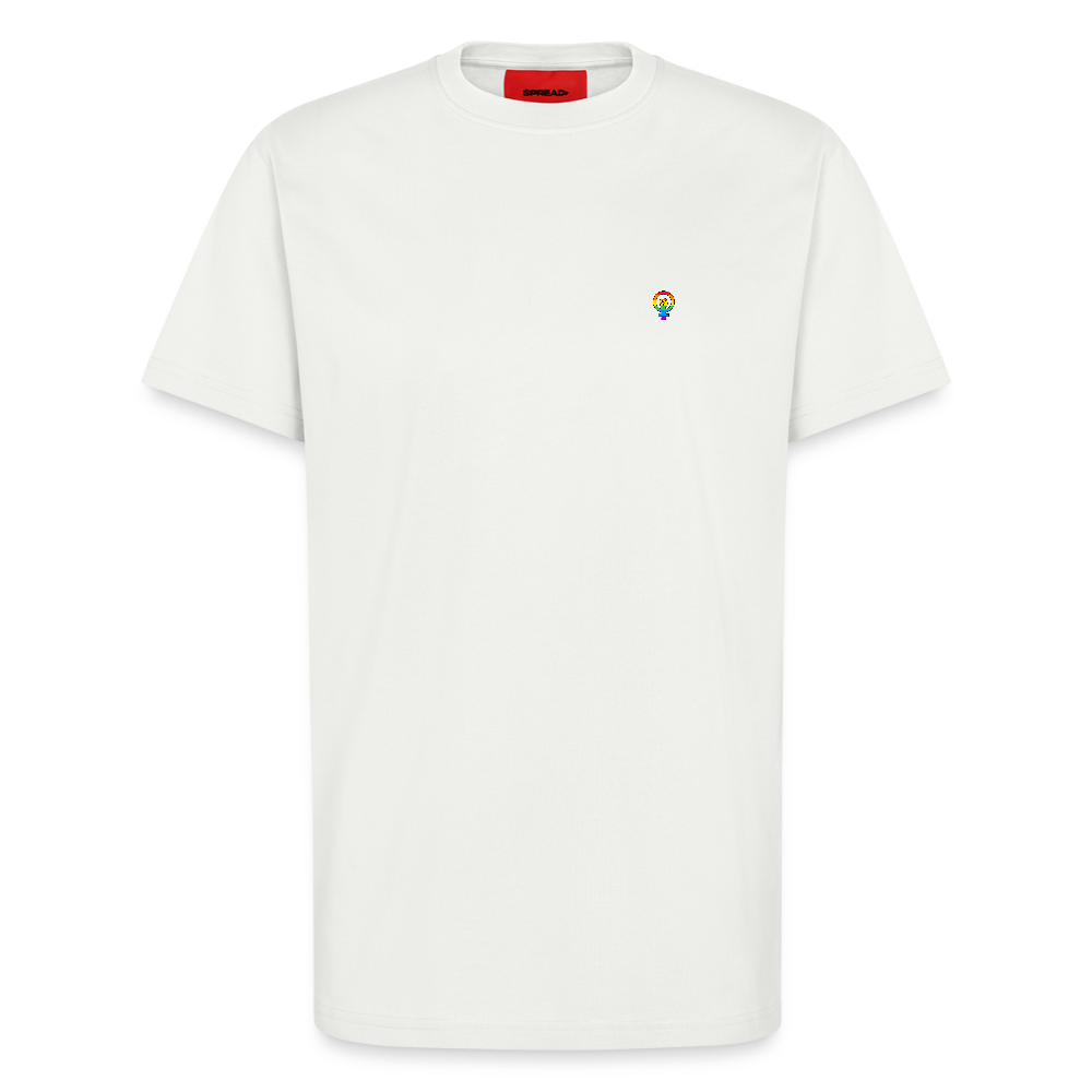 Organic Relaxed T-Shirt - feminism - OFF WHITE