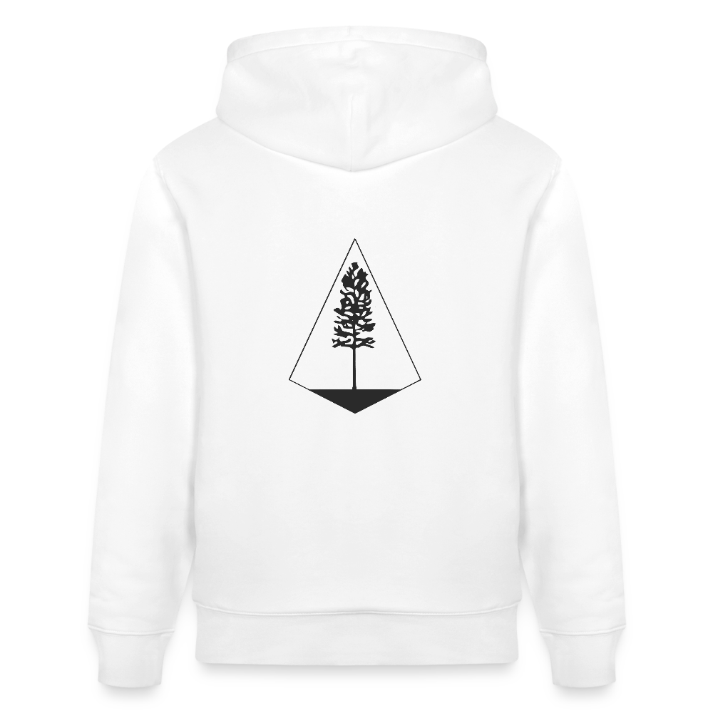 Unisex Bio-Hoodie - Nature Diamond - Weiß