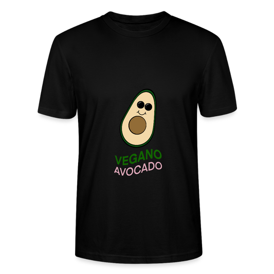Unisex T-Shirt - Vegano Avocado - Schwarz