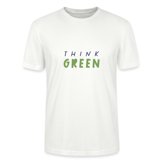 Unisex T-Shirt - think green - Weiß