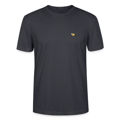 Unisex T-Shirt be(e) proud - Dunkles Graublau
