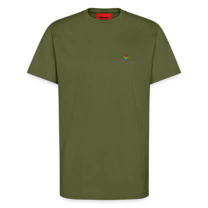 Organic Relaxed T-Shirt - feminism - MOSS GREEN