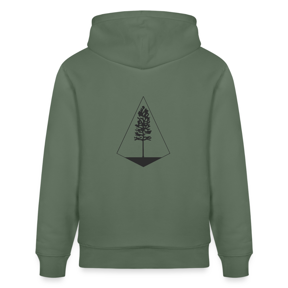 Unisex Bio-Hoodie - Nature Diamond - Tanngrün