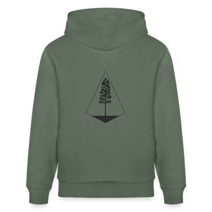 Unisex Bio-Hoodie - Nature Diamond - Tanngrün