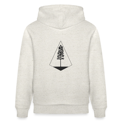 Unisex Bio-Hoodie - Nature Diamond - Beige meliert