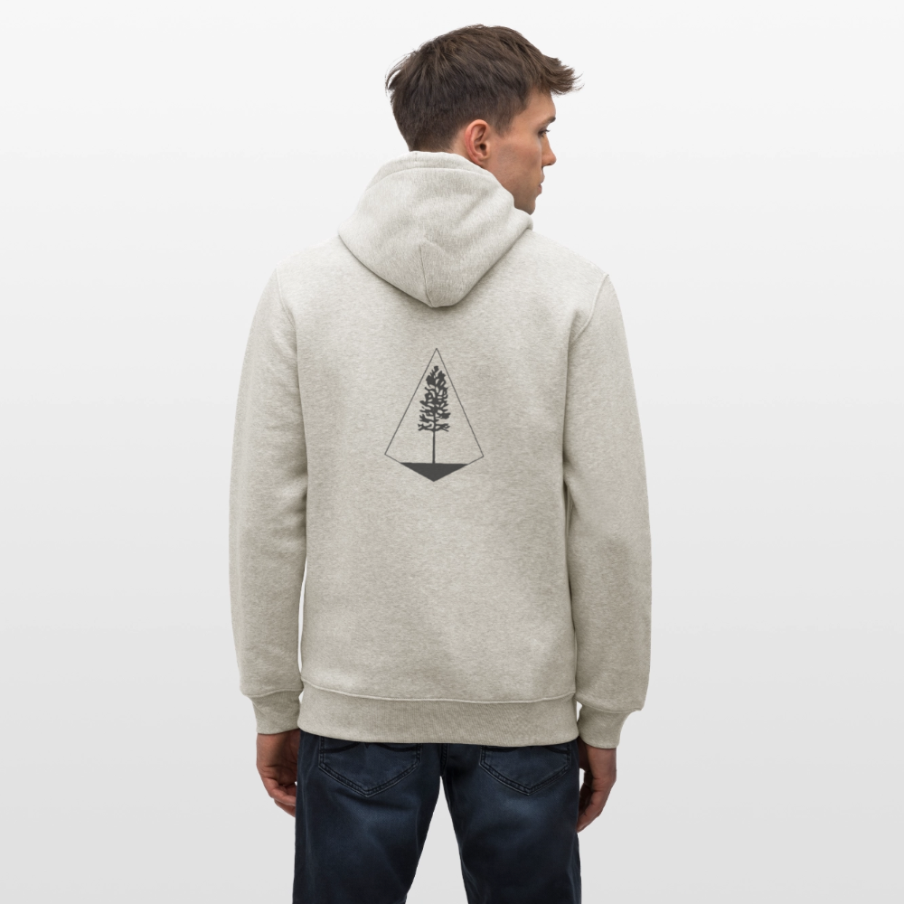 Unisex Bio-Hoodie - Nature Diamond - Beige meliert