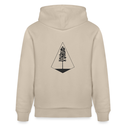 Unisex Bio-Hoodie - Nature Diamond - Beige