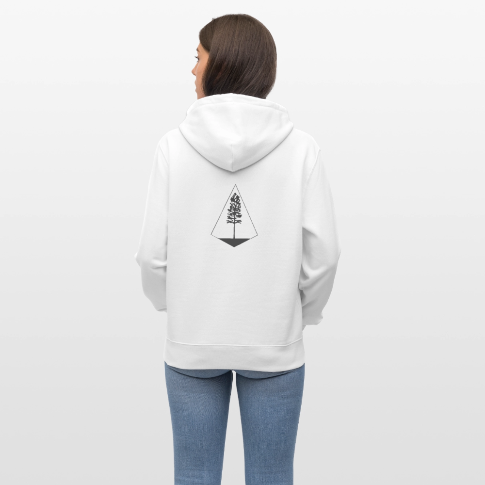 Unisex Bio-Hoodie - Nature Diamond - Weiß