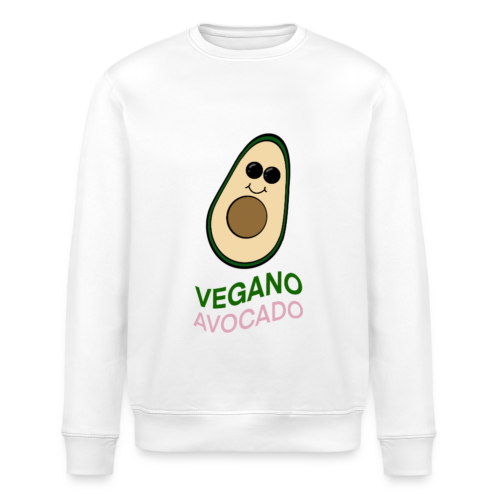 Unisex Bio-Sweatshirt - Vegano Avocado - Weiß